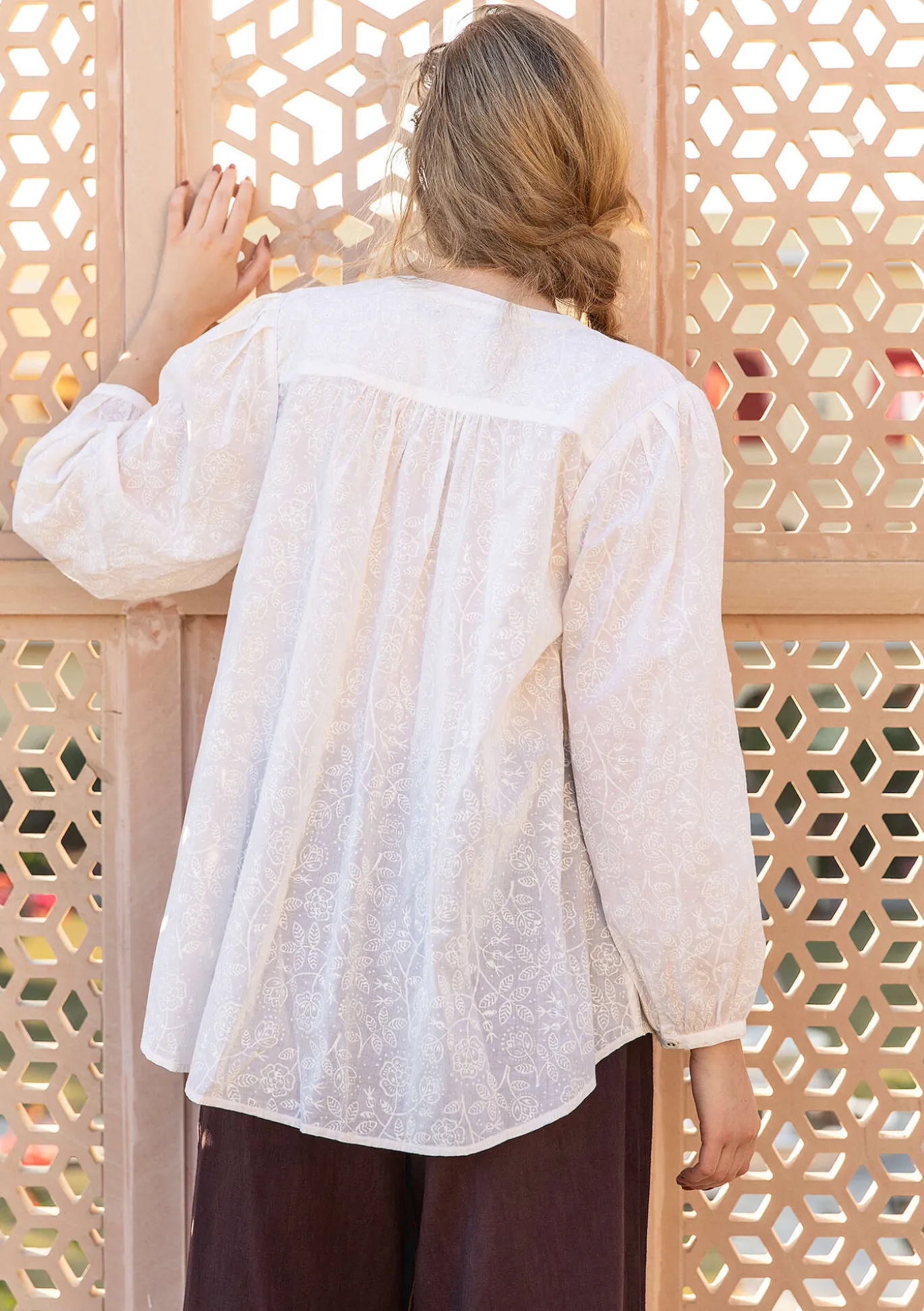 Blus "Lisa" i ekologisk bomull