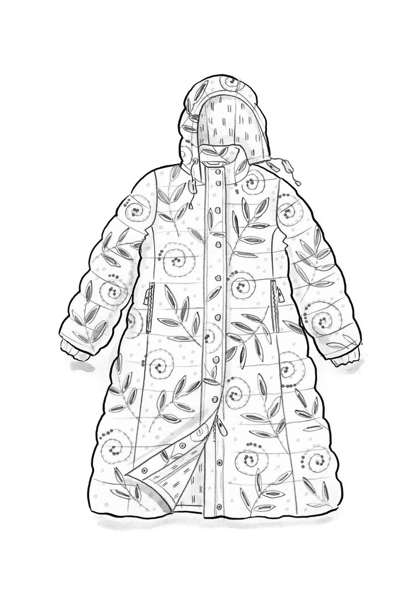 Dunkappa "Bhumika" återvunnen polyester/dun