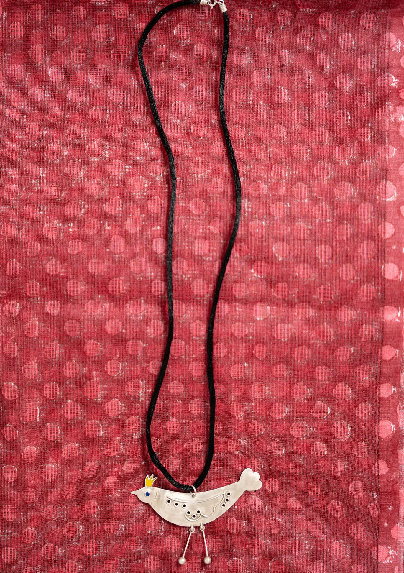 Halsband "Bird" i silver