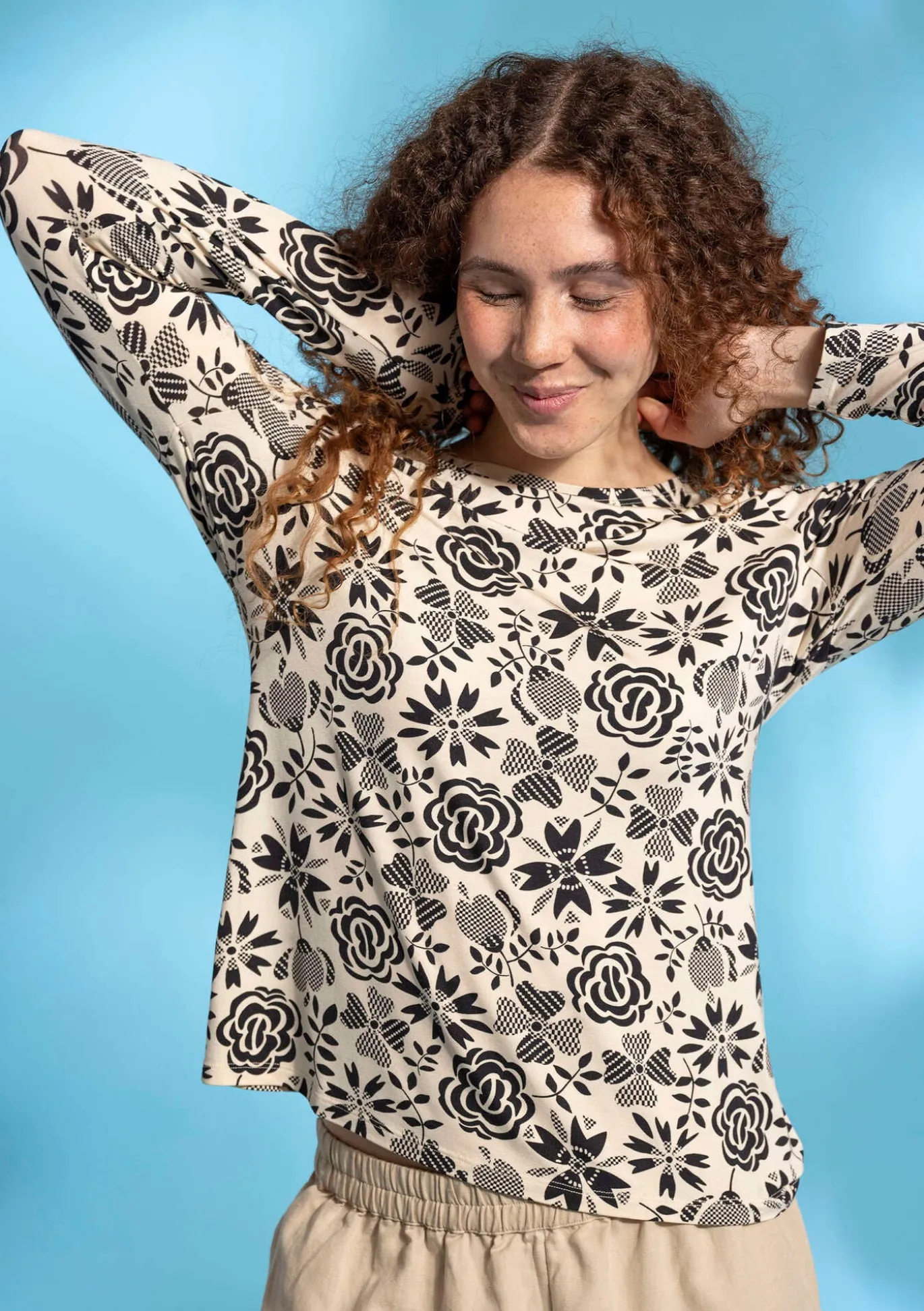 Top "Karin" i micromodal/elastan