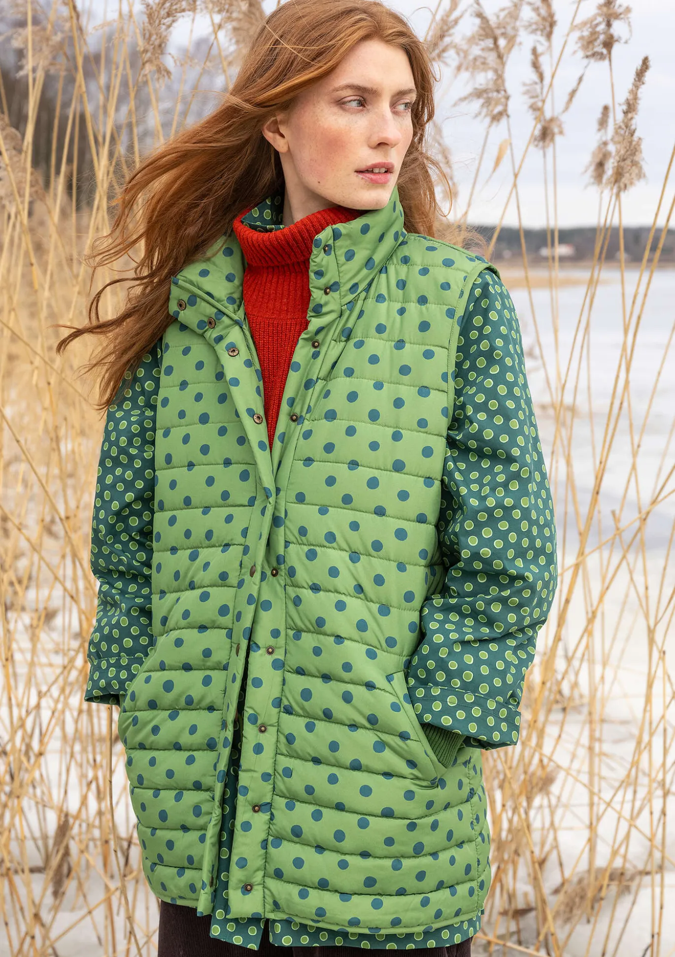 Väst "Susan" i återvunnen polyester